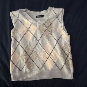 Sweater vest argyle